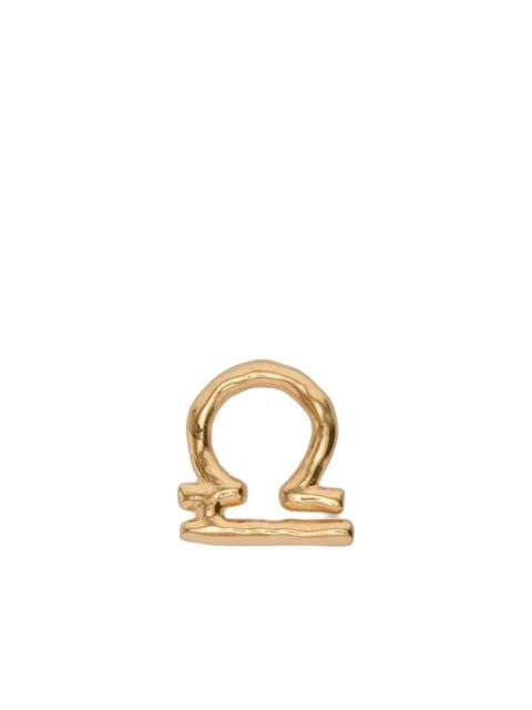 Jil Sander zodiac-sign engraved earring - Gold - zdjęcie produktu nr 1