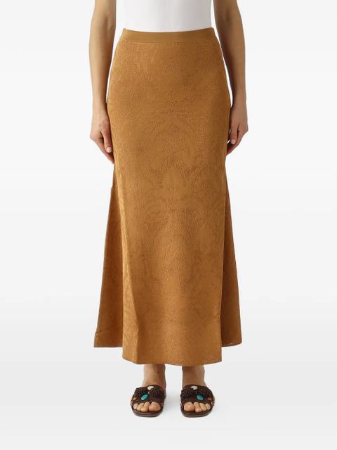 TWINSET floral-jacquard knit skirt - Neutrals - zdjęcie produktu nr 1