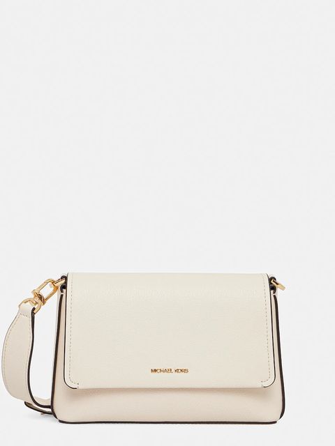 MICHAEL Michael Kors torebka skórzana NESSA kolor beżowy 30T5G8ZM1L - zdjęcie produktu nr 1