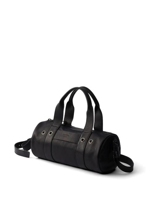 Prada large Route leather tote bag - Black