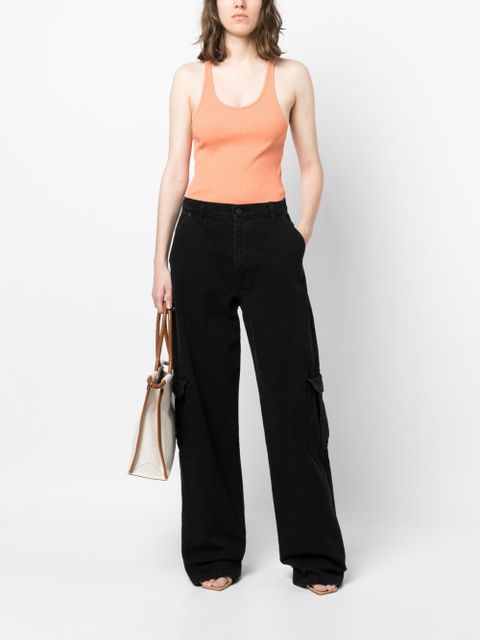 ISABEL MARANT Tenesy cotton tank top - Orange - zdjęcie produktu nr 2