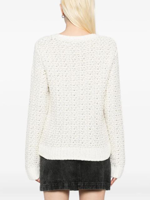 Moncler long-sleeved crew neck sweatshirt - Neutrals