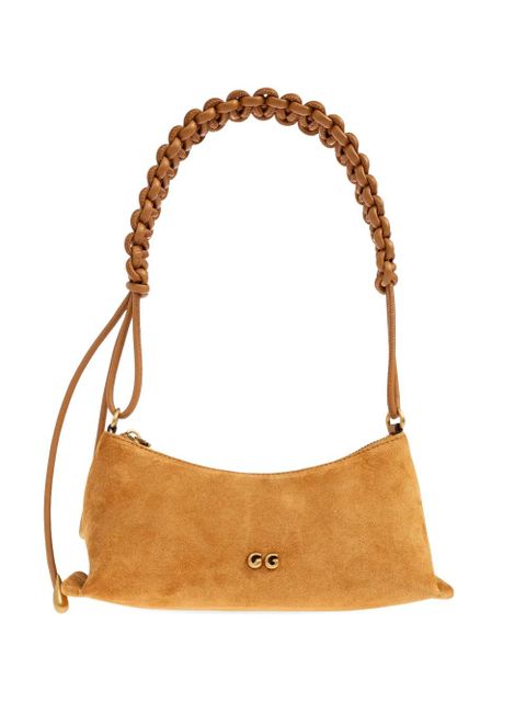Cult Gaia OSA braided-handle suede shoulder bag - Orange - zdjęcie produktu nr 1