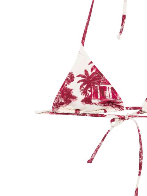 MC2 Saint Barth Leah print tie bikini - Neutrals