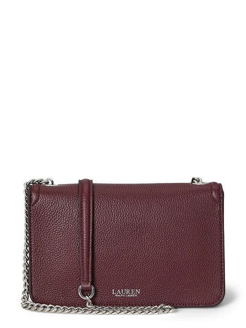 Lauren Ralph Lauren portfel skórzany damski kolor bordowy 432977374 - zdjęcie produktu nr 2