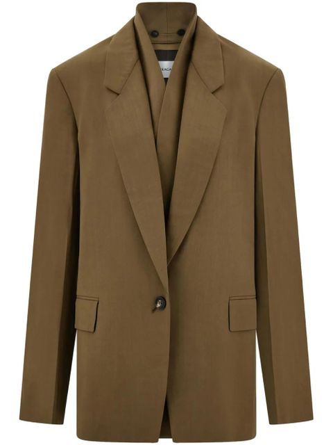 Ferragamo single-breasted blazer - Brown - zdjęcie produktu nr 1