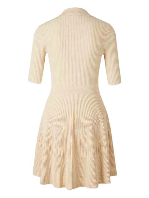 Simkhai pleated collared dress - Neutrals