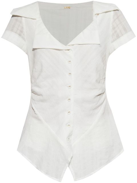 Cult Gaia cotton shirt - White - zdjęcie produktu nr 1