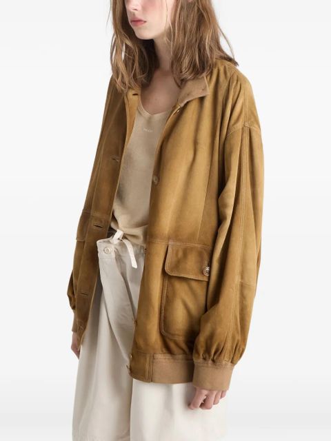 Prada suede jacket - Brown