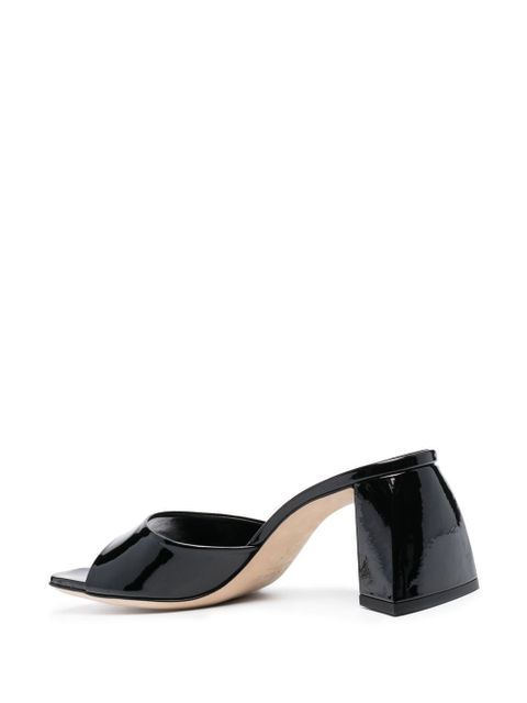 BY FAR 80mm Romy sandals - Black
