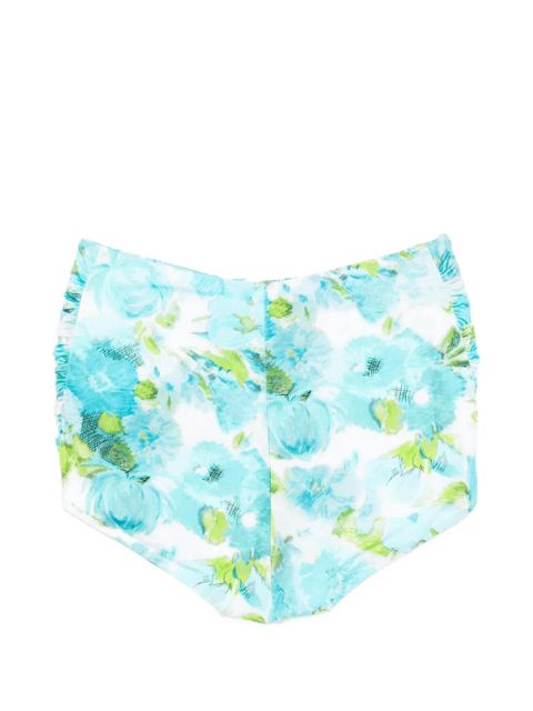 Chloé floral-print bikini bottoms - Blue - zdjęcie produktu nr 2