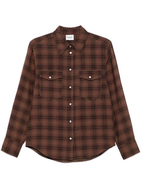 MARANT ÉTOILE Yalisa shirt - Brown - zdjęcie produktu nr 1