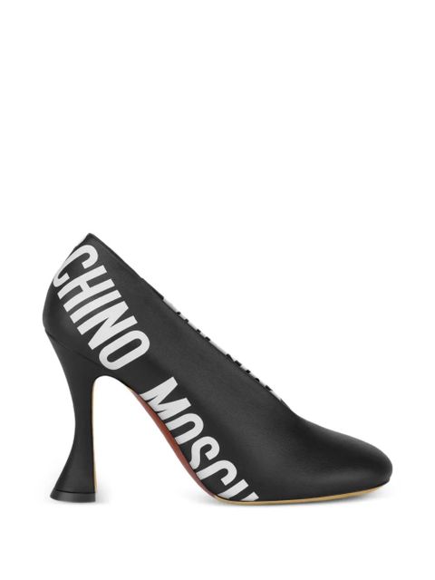 Moschino logo-print pumps - Black - zdjęcie produktu nr 1