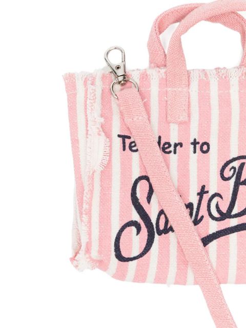 MC2 Saint Barth striped phone bag - Pink