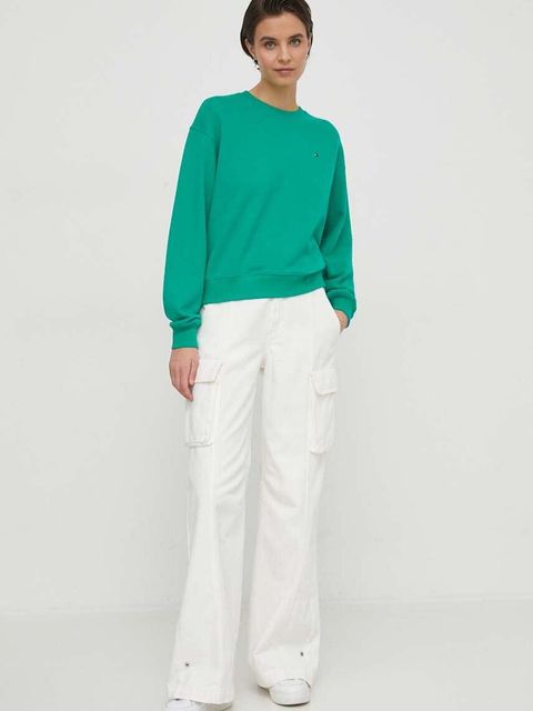 United Colors of Benetton jeansy damskie kolor biały