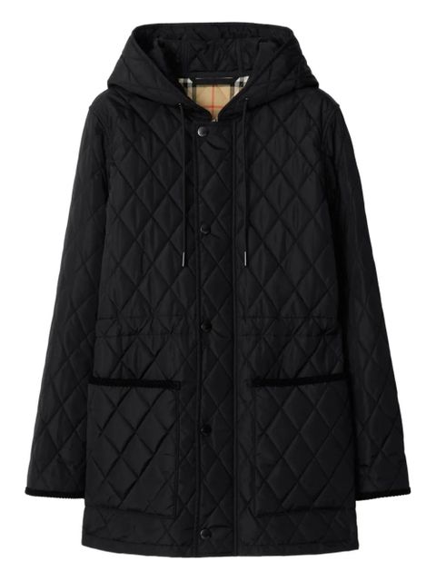 Burberry quilted hooded jacket - Black - zdjęcie produktu nr 1