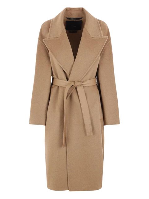 Max Mara Vale peak-lapel belted coat - Neutrals - zdjęcie produktu nr 1
