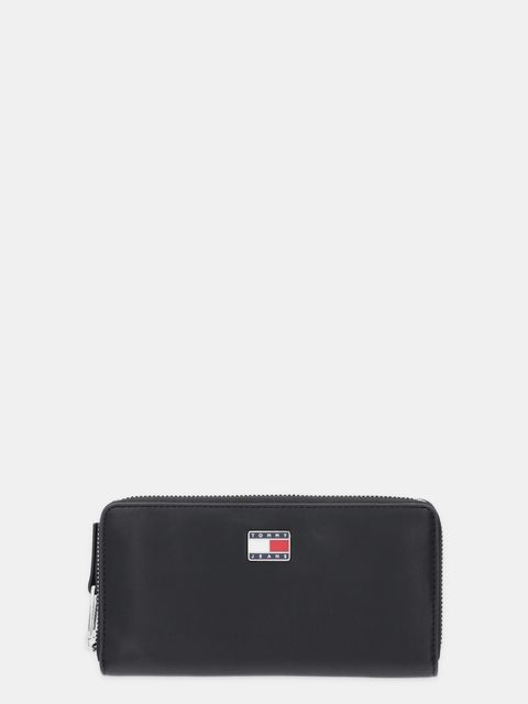 Tommy Jeans portfel damski kolor czarny AW0AW17879 - zdjęcie produktu nr 1