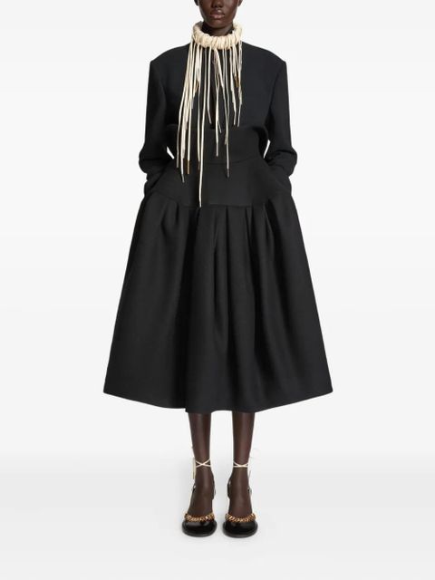 DRIES VAN NOTEN lace-fringe necklace - Neutrals - zdjęcie produktu nr 2