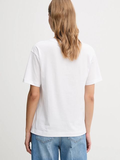 Joop! t-shirt bawełniany damski kolor biały 30046236