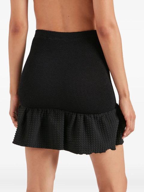 Hunza G peplum mini skirt - Black - zdjęcie produktu nr 2