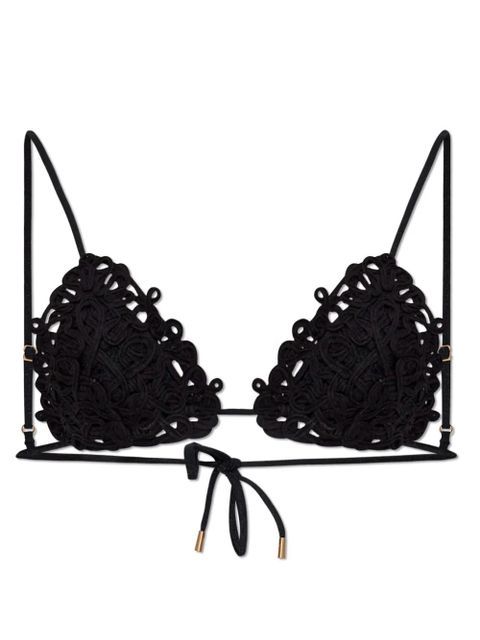 Cult Gaia knitted bikini top - Black - zdjęcie produktu nr 1