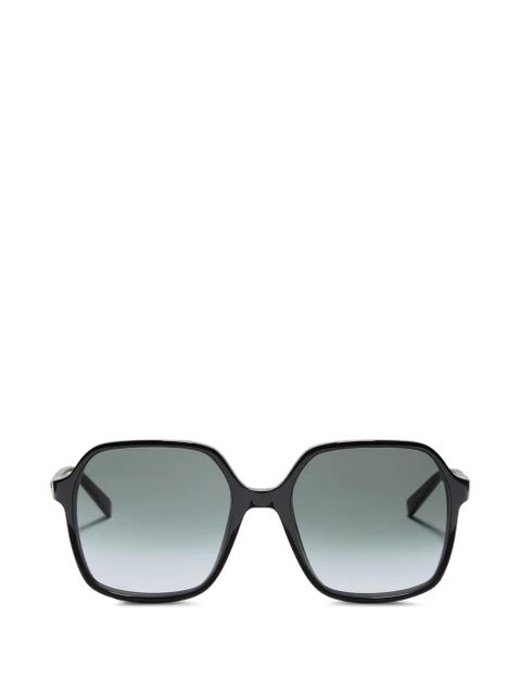 Valentino Garavani rectangular acetate sunglasses - Black - zdjęcie produktu nr 1