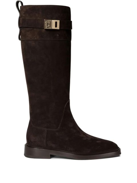 Ferragamo 15mm Hug boots - Brown - zdjęcie produktu nr 1