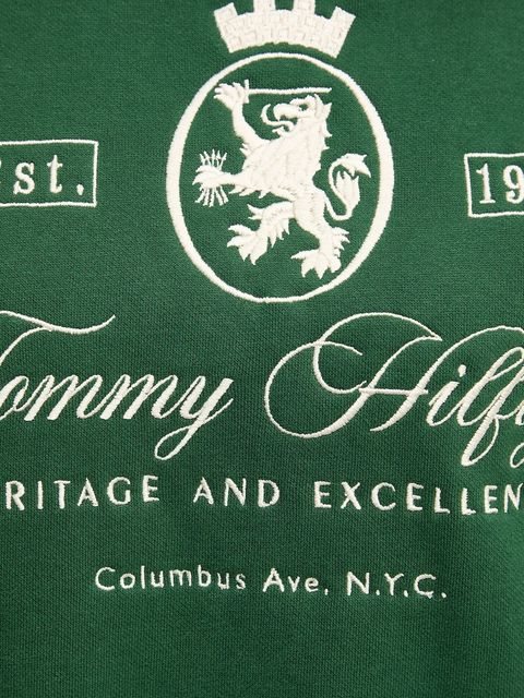 Tommy Hilfiger bluza damska kolor zielony WW0WW46128