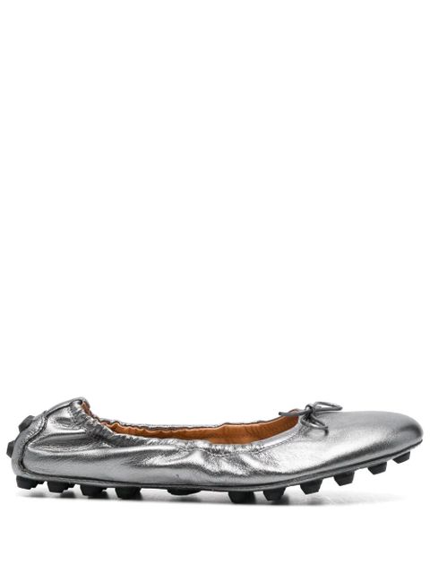 Tod's Gommino ballerina shoes - Silver - zdjęcie produktu nr 1