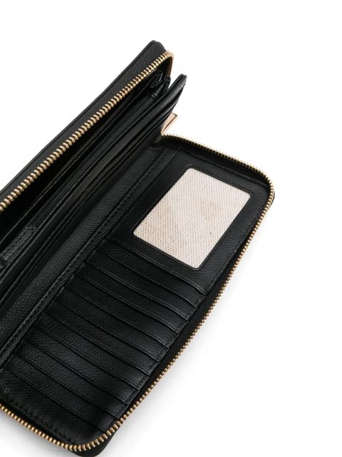 Michael Kors logo-lettering wallet - Black
