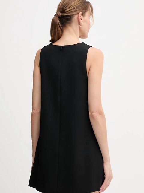 Tommy Hilfiger sukienka kolor czarny mini rozkloszowana WW0WW48264 - zdjęcie produktu nr 2