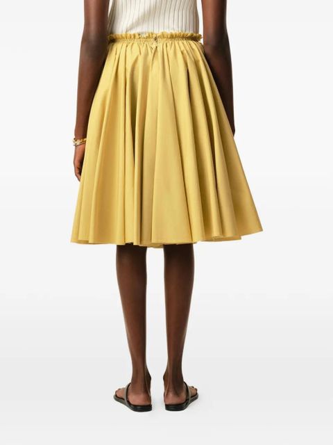 AMI Paris cotton midi corolla skirt - Neutrals