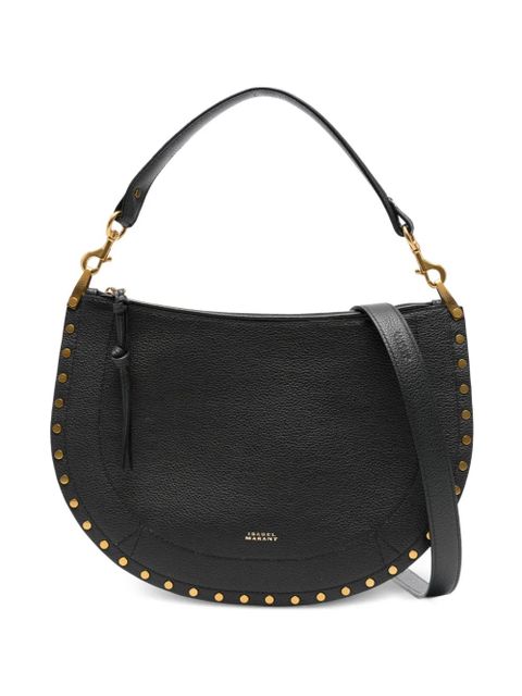 ISABEL MARANT Oskan studded half-moon tote bag - Black - zdjęcie produktu nr 1