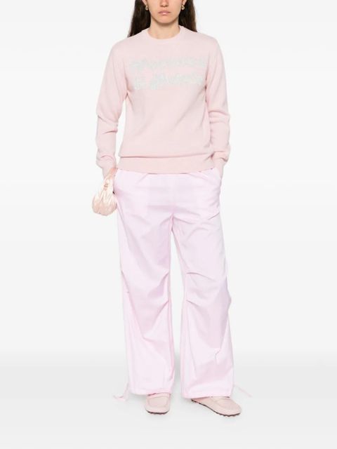 MC2 Saint Barth logo lettering jumper - Pink