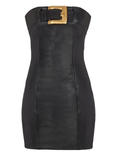 Balmain buckle-embellished dress - Black - zdjęcie produktu nr 1