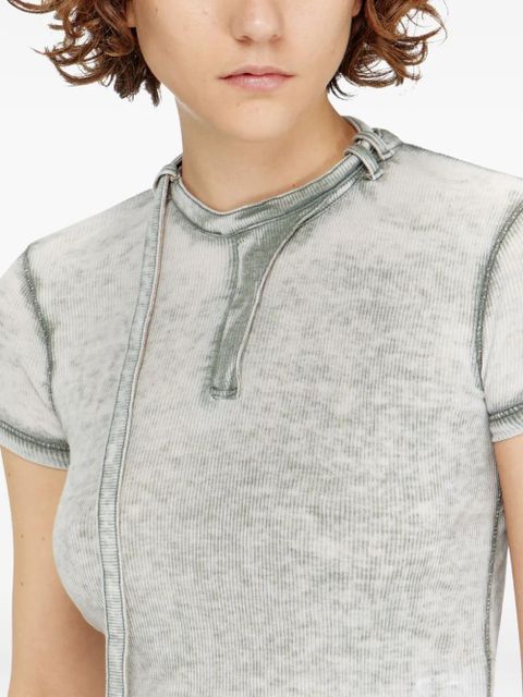 Diesel T-Eresa ribbed T-shirt - Grey