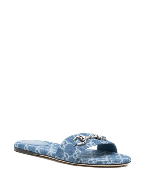 Gucci GG flat sandals - Blue - zdjęcie produktu nr 2
