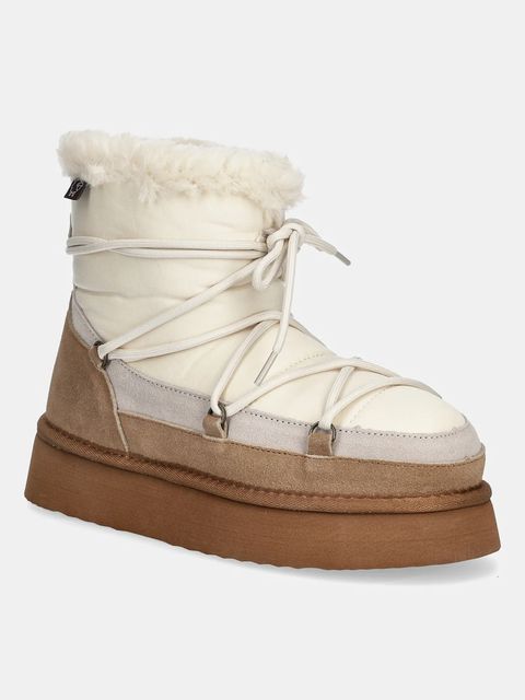 Answear.LAB śniegowce zamszowe kolor brązowy - zdjęcie produktu nr 1