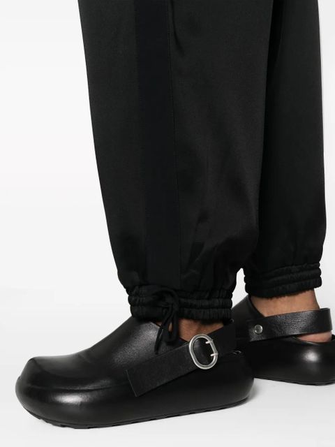 Jil Sander high-waisted tapered-leg trousers - Black