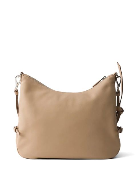 Prada Fold large leather shoulder bag - Neutrals - zdjęcie produktu nr 2