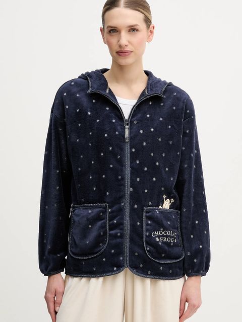 women'secret szlafrok HARRY POTTER damskie kolor granatowy 4412217 - zdjęcie produktu nr 1