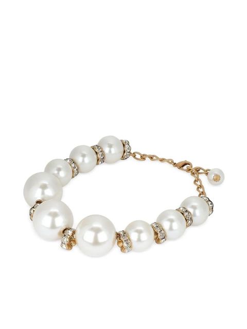 Dolce & Gabbana rhinestone-embellished sphere choker - Gold