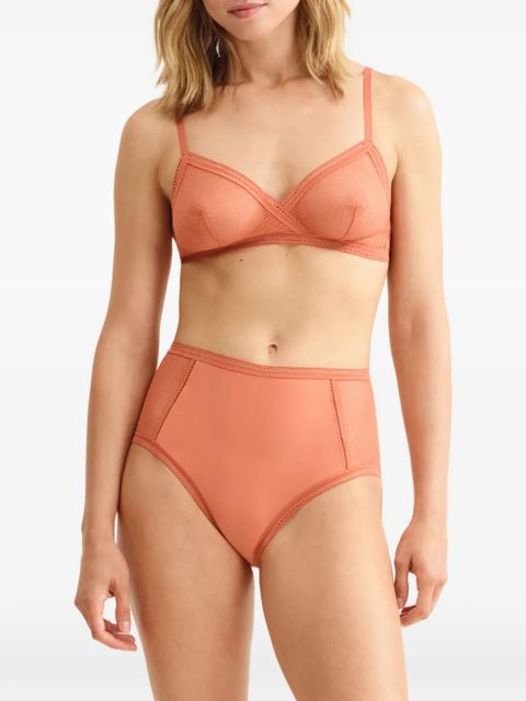 ERES Fard wireless triangle bra - Orange