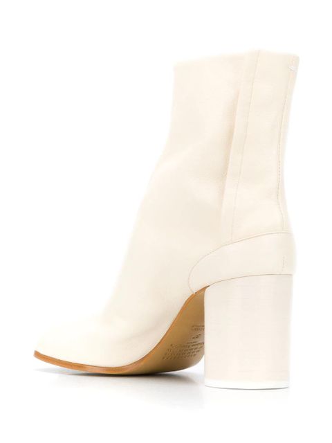 Maison Margiela Tabi 80mm leather ankle boots - Neutrals