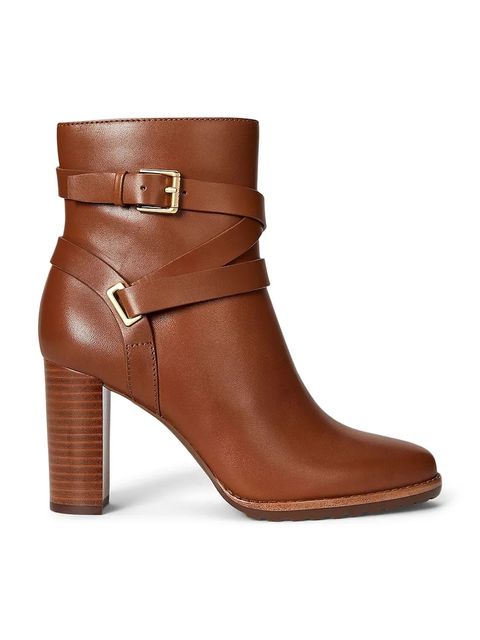 Lauren Ralph Lauren botki skórzane Cllns Bt Hl - zdjęcie produktu nr 2