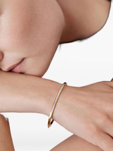Monica Vinader Essential diamond bangle bracelet - Gold - zdjęcie produktu nr 1