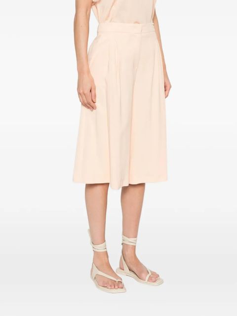 TWINSET pleated shorts - Neutrals