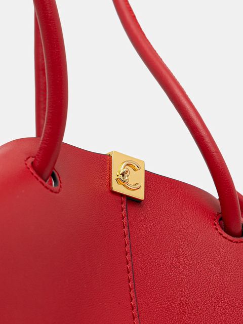 Coccinelle torebka skórzana KAMY kolor czerwony E1 U2L 11 03 01