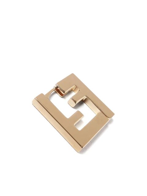 FENDI FF motif earrings - Gold